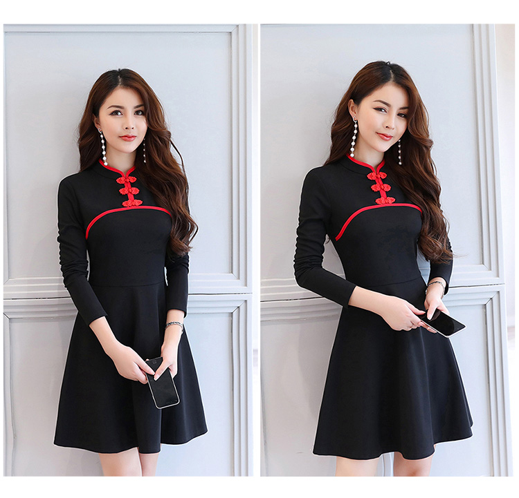 EW2464 Stylish Dress Black