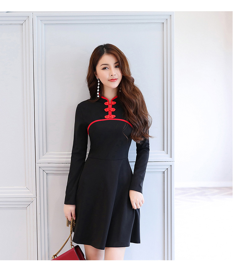EW2464 Stylish Dress Black