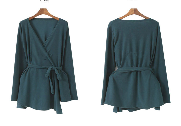 EW2466 Stylish Cardigan Green