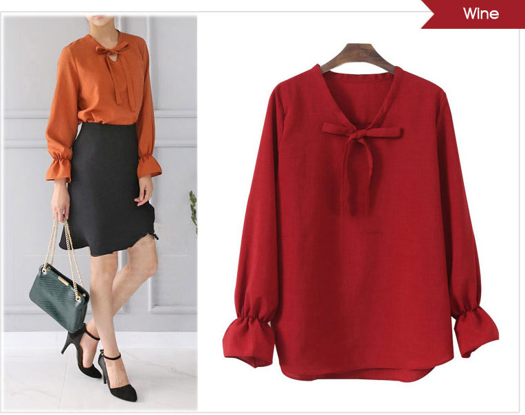 EW2467 Fashion Top Red