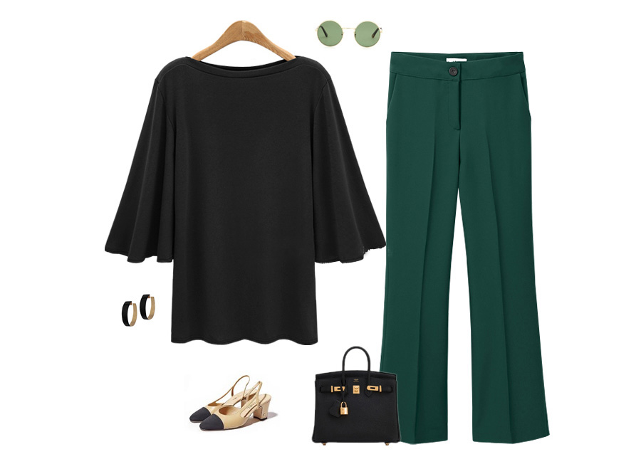 EW2472 Fashion Top Black