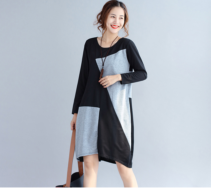 EW2481 Fashion Dress Grey