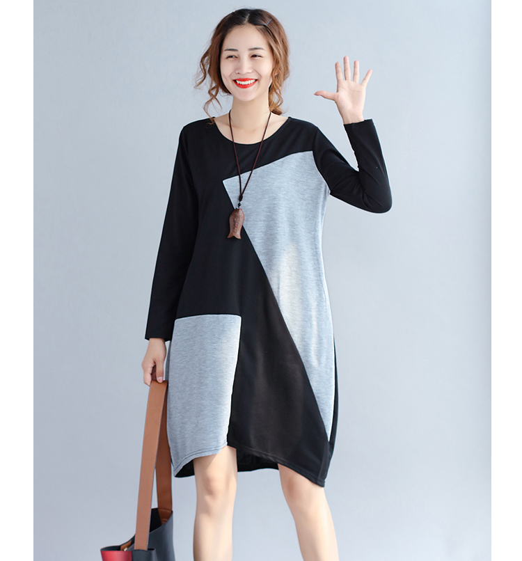 EW2481 Fashion Dress Grey