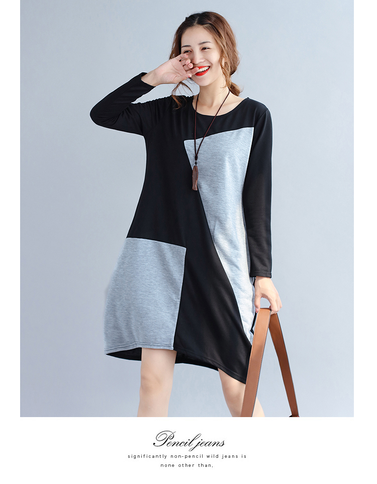 EW2481 Fashion Dress Grey