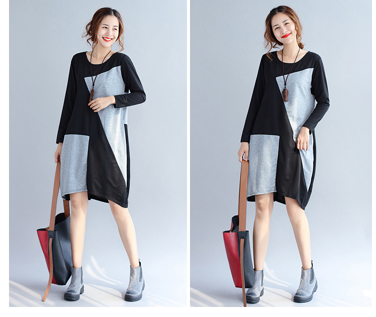 EW2481 Fashion Dress Grey