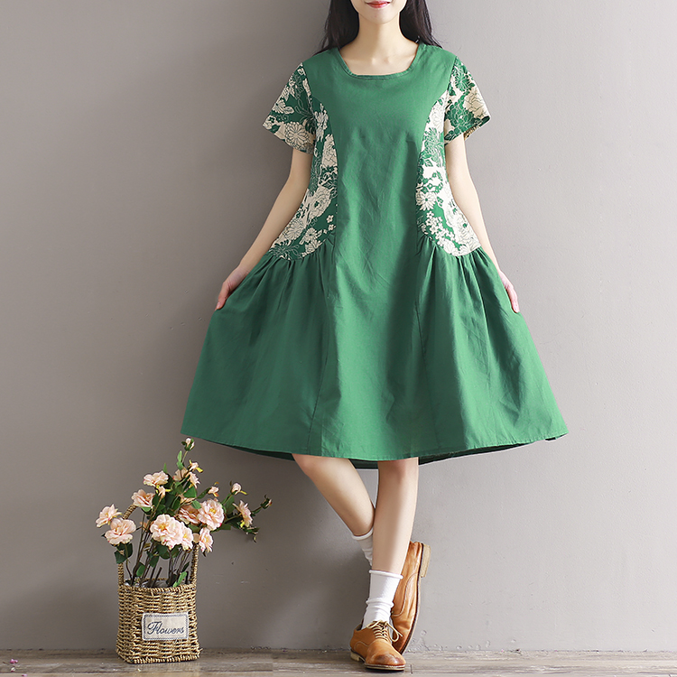 EW2482 Pretty Dress Green