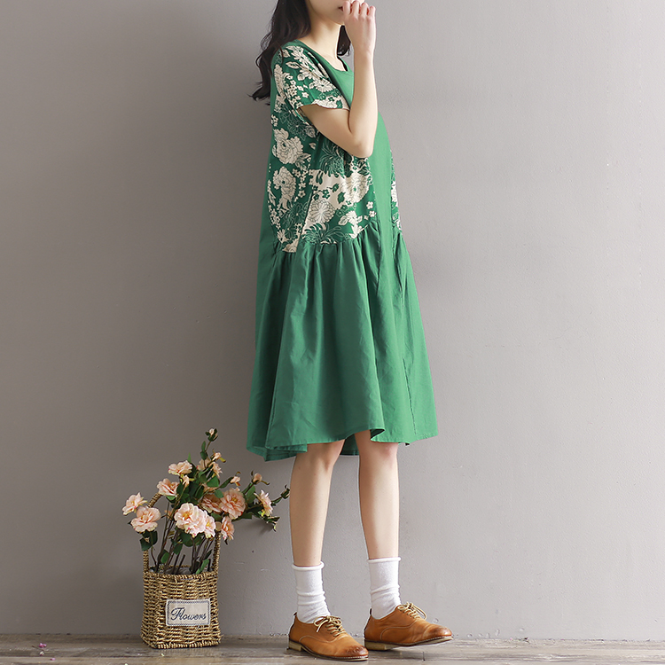 EW2482 Pretty Dress Green
