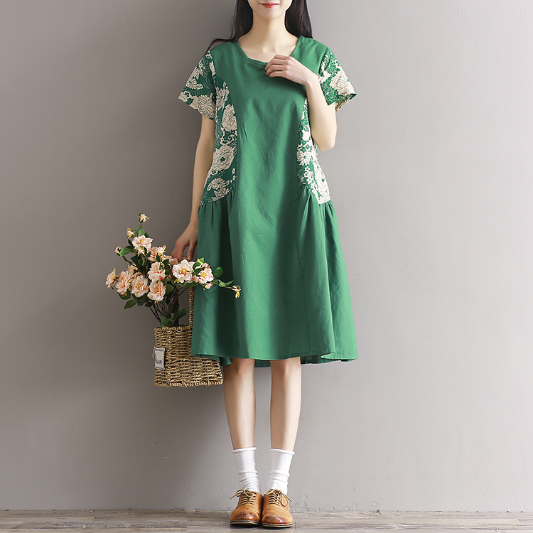 EW2482 Pretty Dress Green