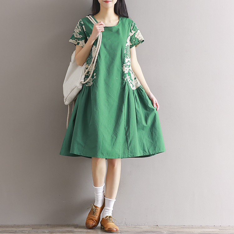 EW2482 Pretty Dress Green