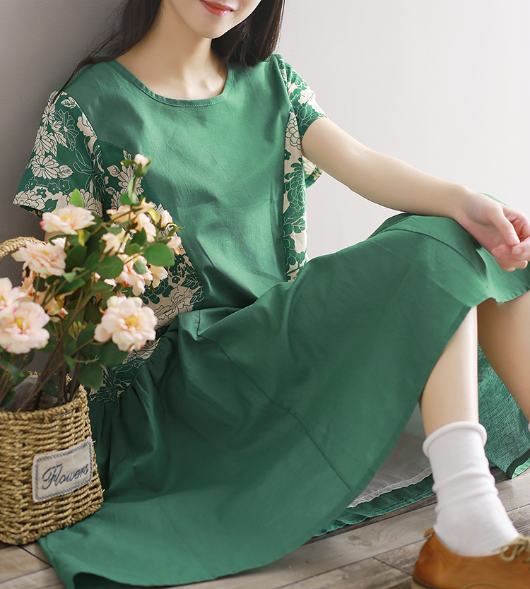 EW2482 Pretty Dress Green