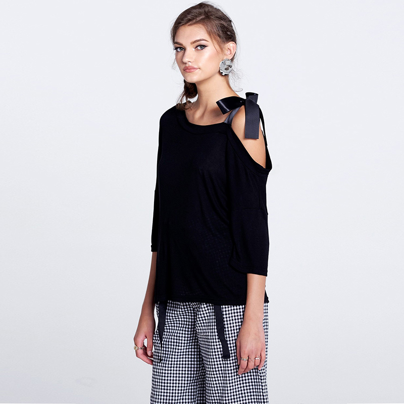EW2487 Stylish Top Black