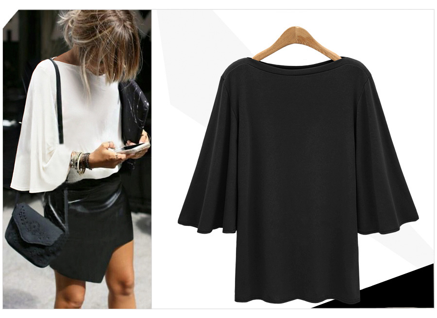 EW2488 Europe Fashion Top Black