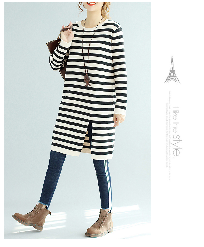 EW2498 Fashion Stripe Top Black