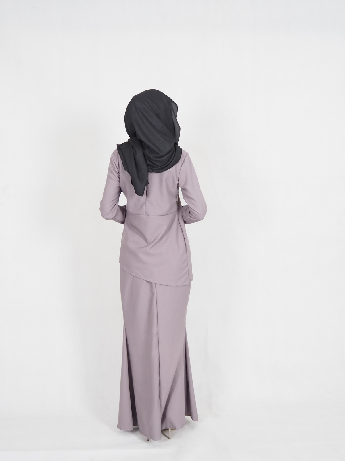 SW4431 Baju Kurung (Plus Size Maternity) Grey