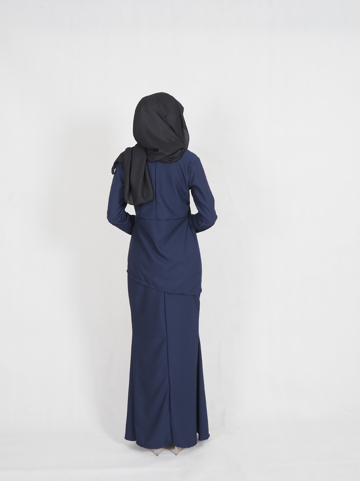 SW4432 Baju Kurung (Plus Size Maternity) Dark Blue