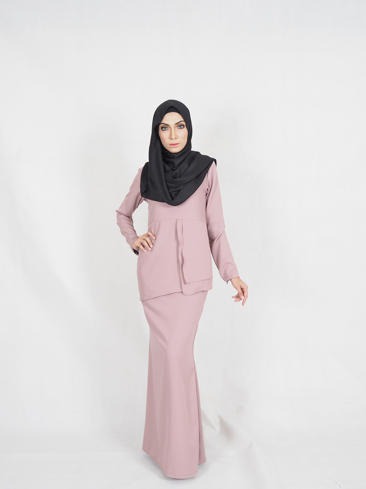 SW4432 Baju Kurung (Plus Size Maternity) Pink