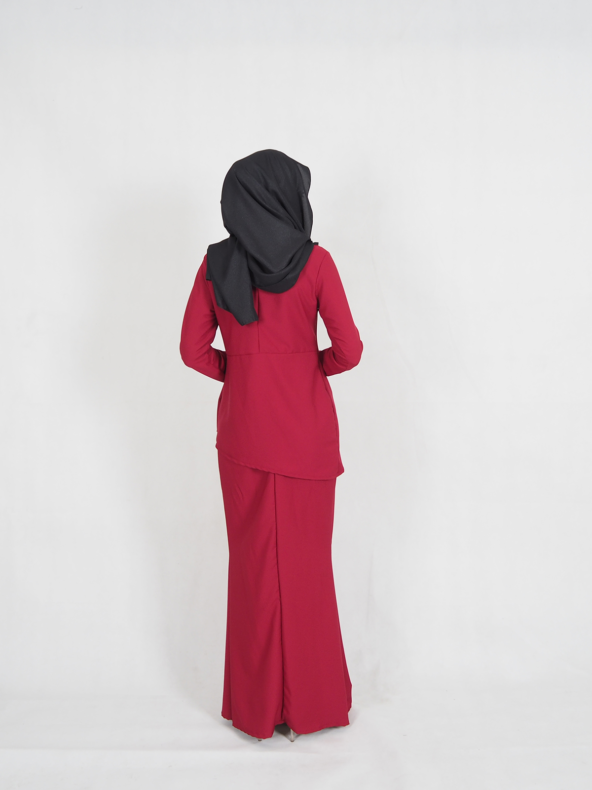 SW4432 Baju Kurung (Plus Size Maternity) Red