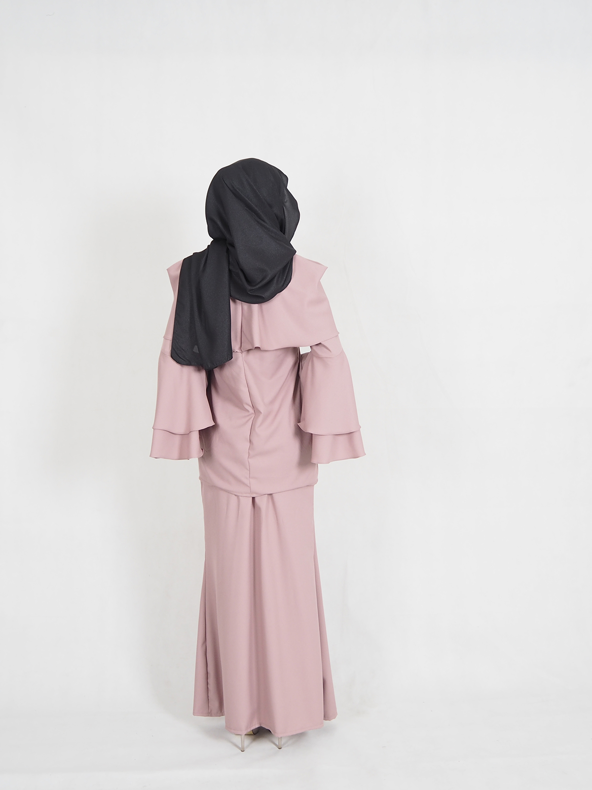 SW4434 Baju Kurung (Plus Size Maternity) Pink