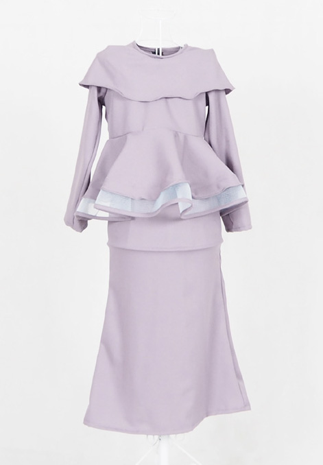 SW4457 Baju Kurung Kid Grey