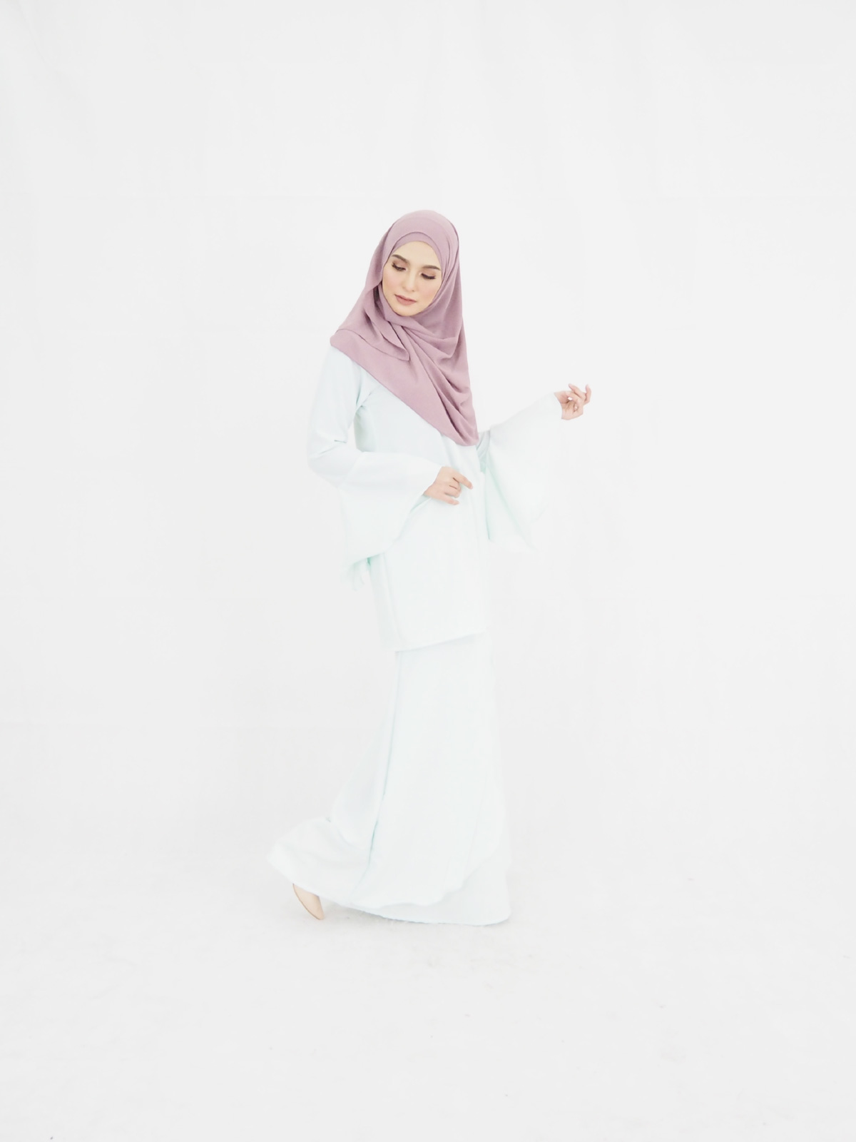 SW4462 Baju Kurung (PLUS SIZE) Green