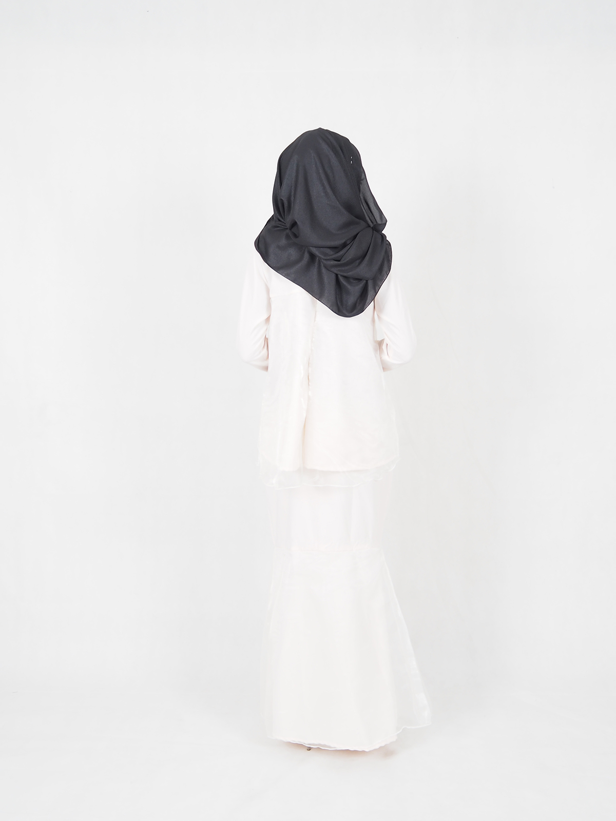 SW4495 Baju Kurung Peach