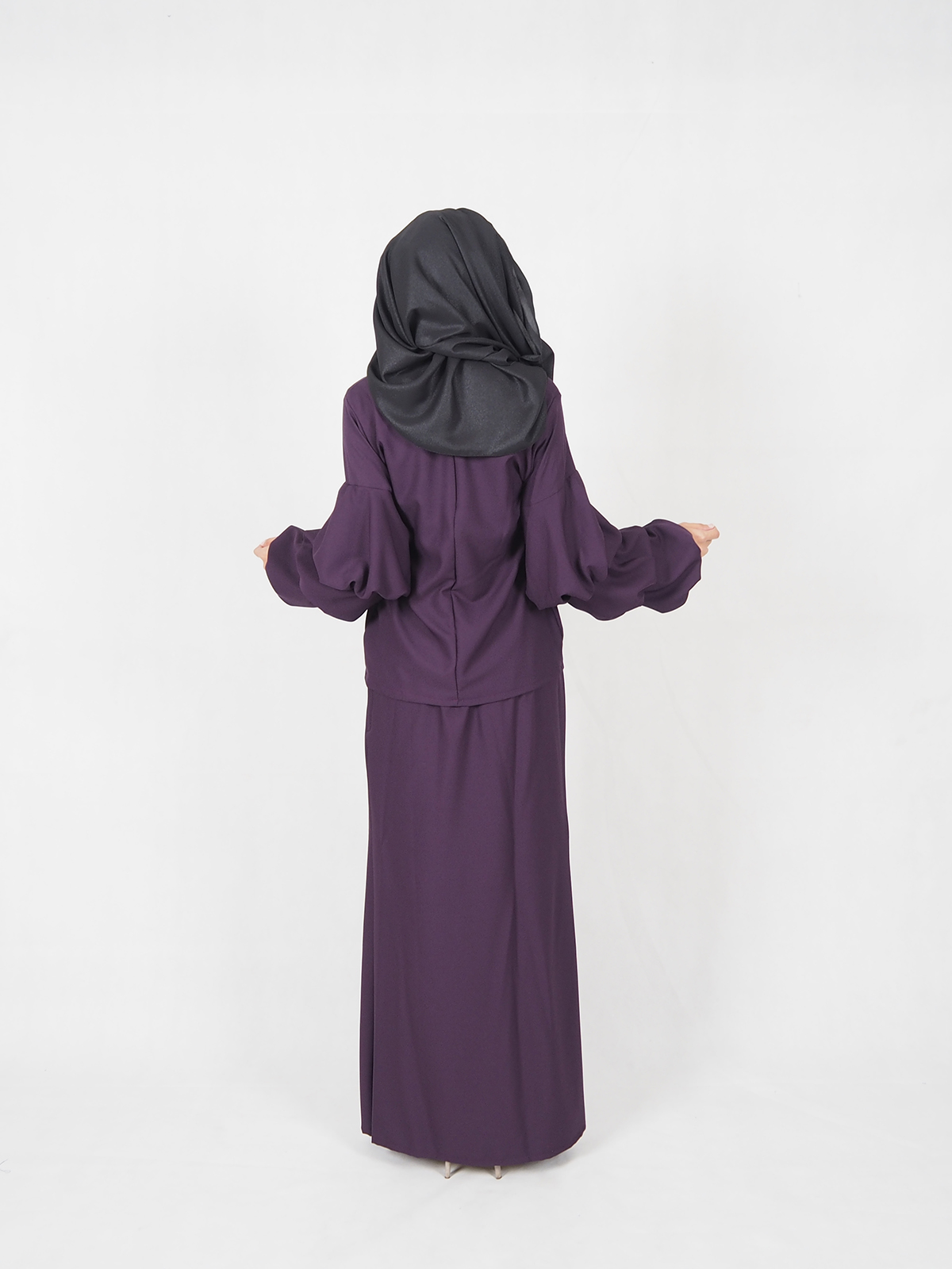 SW4518 Baju Kurung Purple