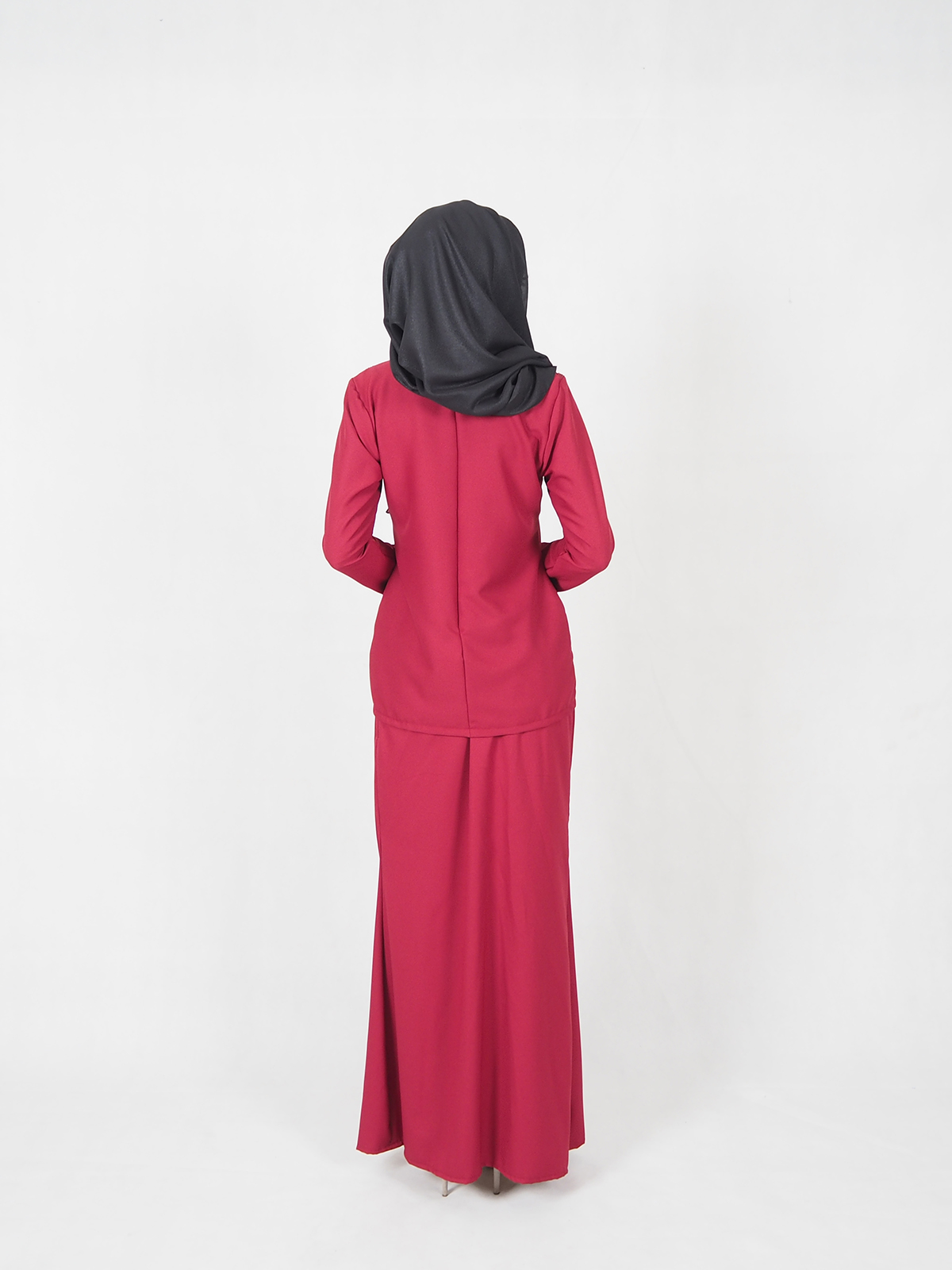 SW4520 Baju Kurung Maroon