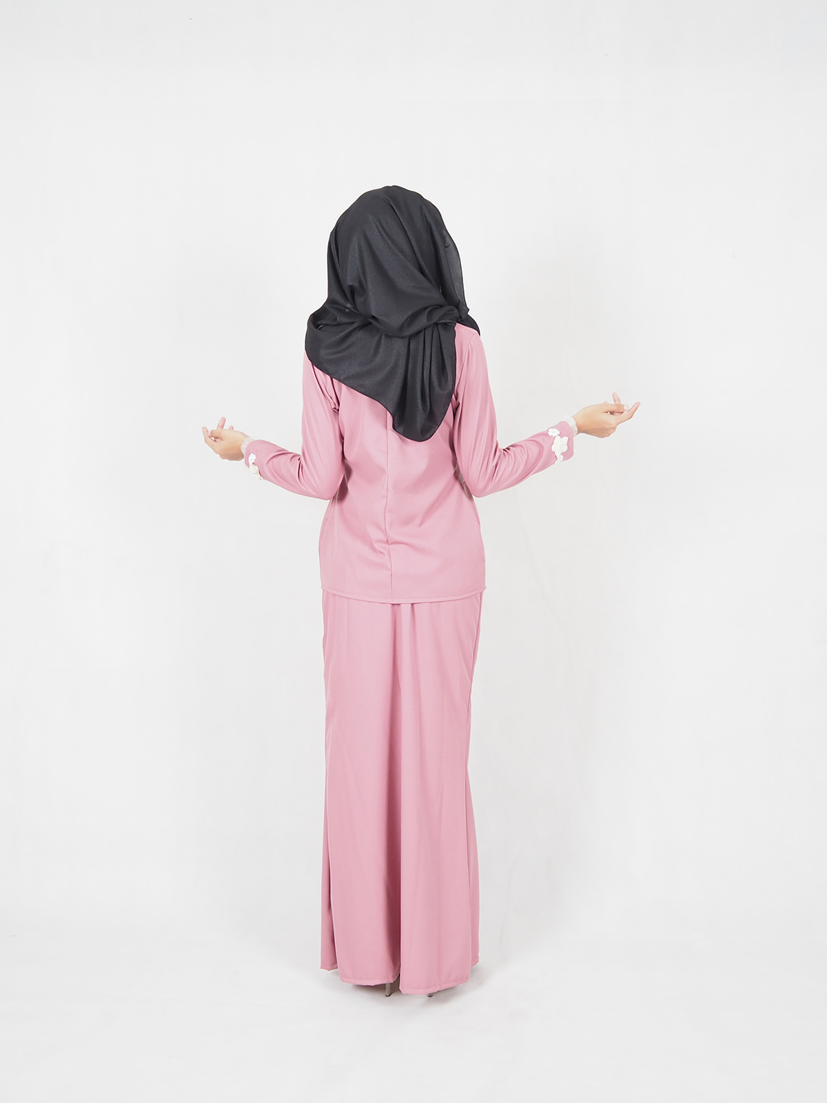 SW4522 Baju Kurung Pink