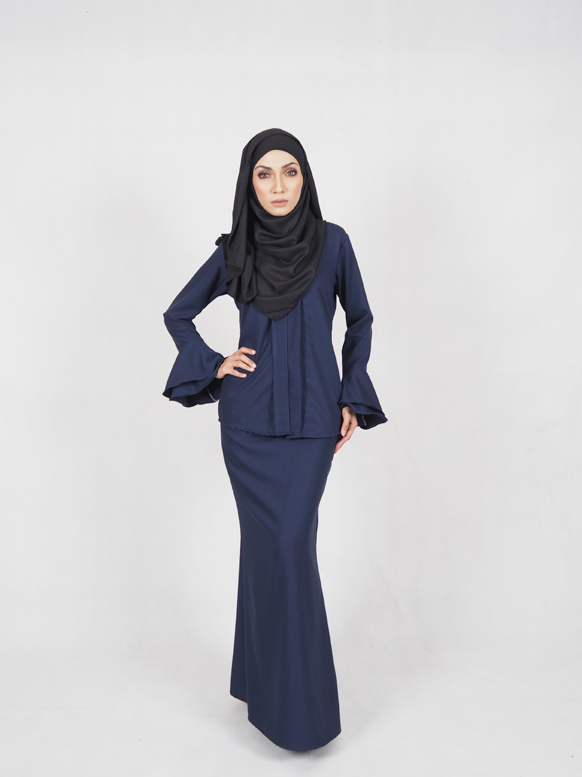 SW4531 Kebaya Dark Blue