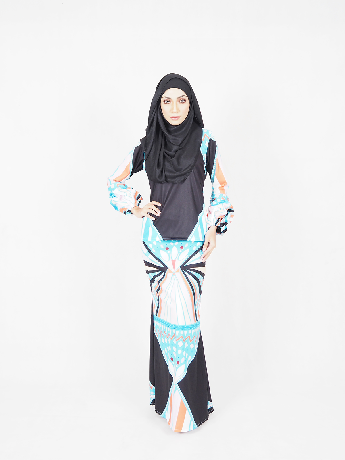 SW4532 Baju Kurung As Pic