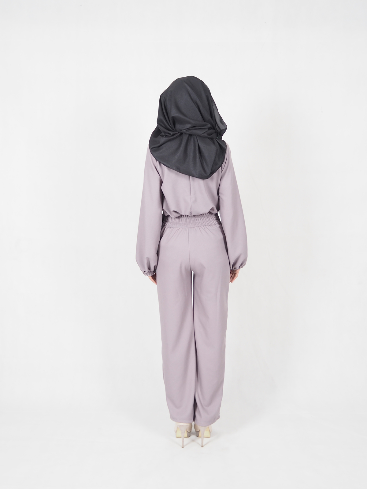 SW4535 Blouse & Pant Set Grey