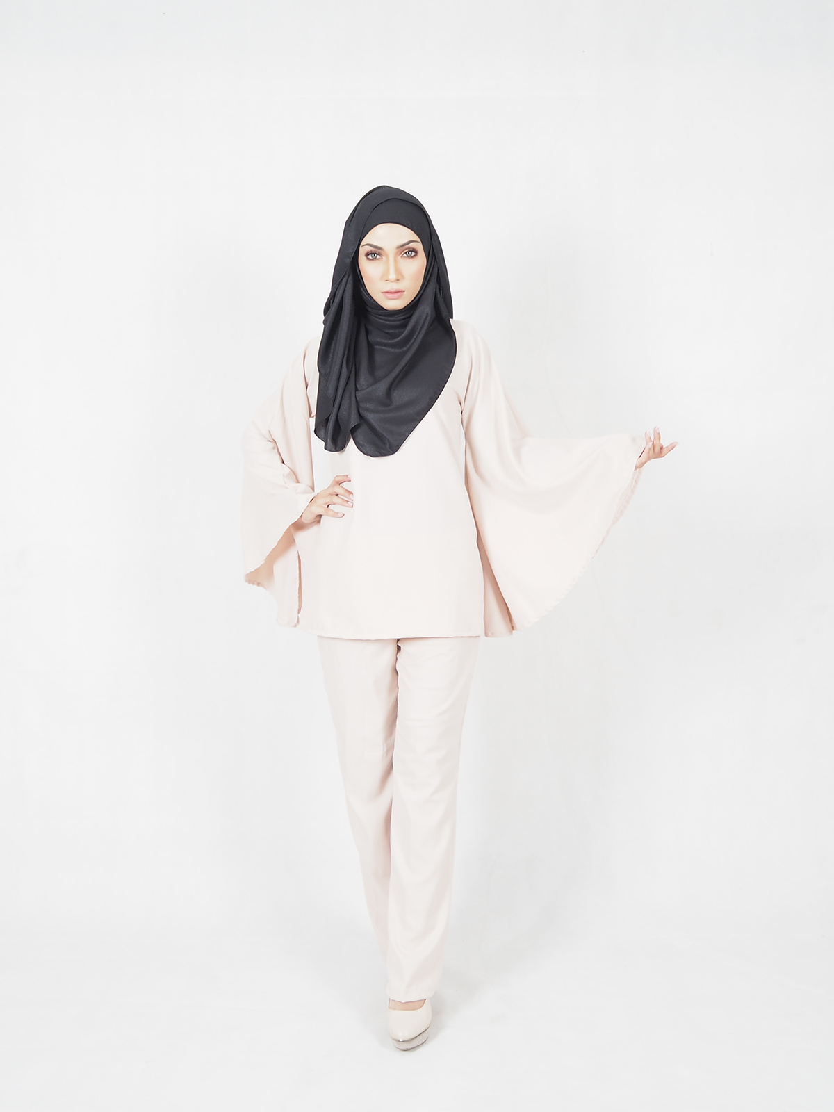 SW4536 Blouse & Pant Set Cream