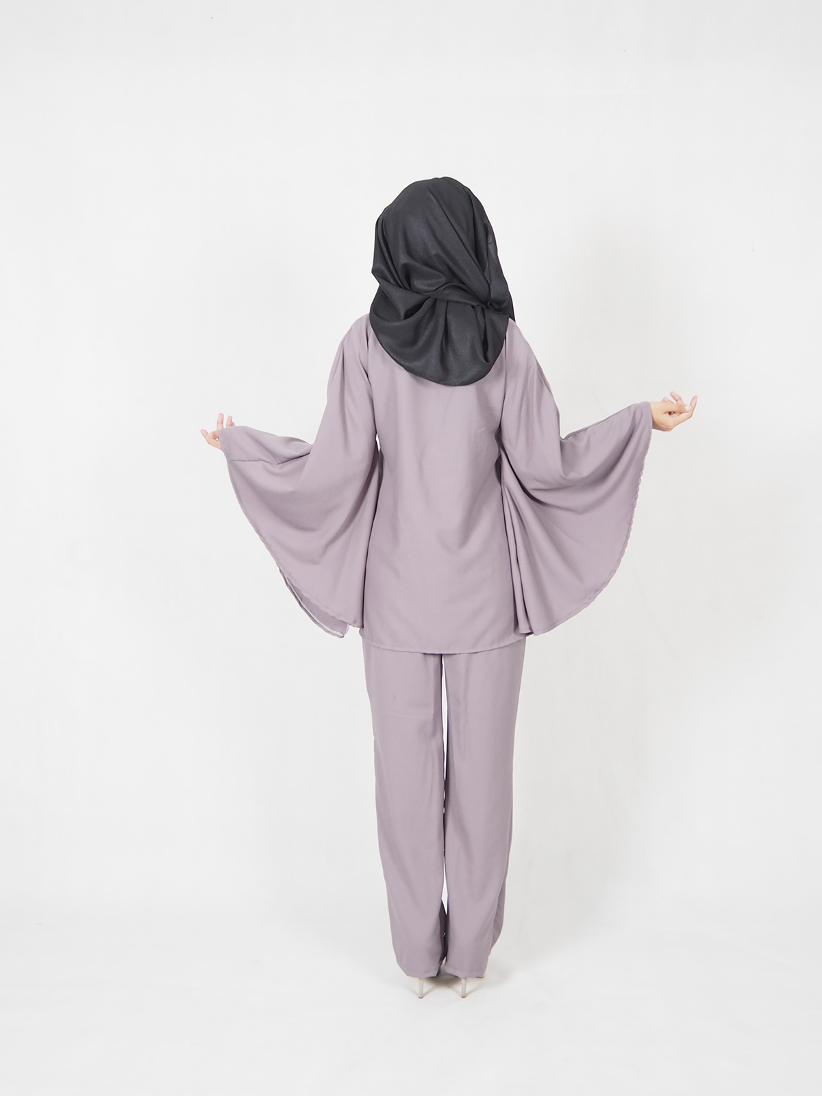 SW4536 Blouse & Pant Set Grey