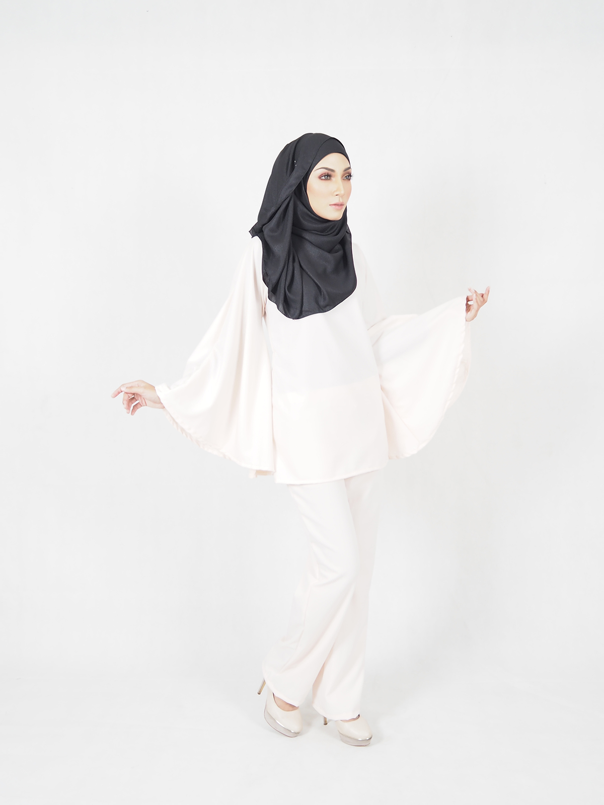 SW4536 Blouse & Pant Set Peach