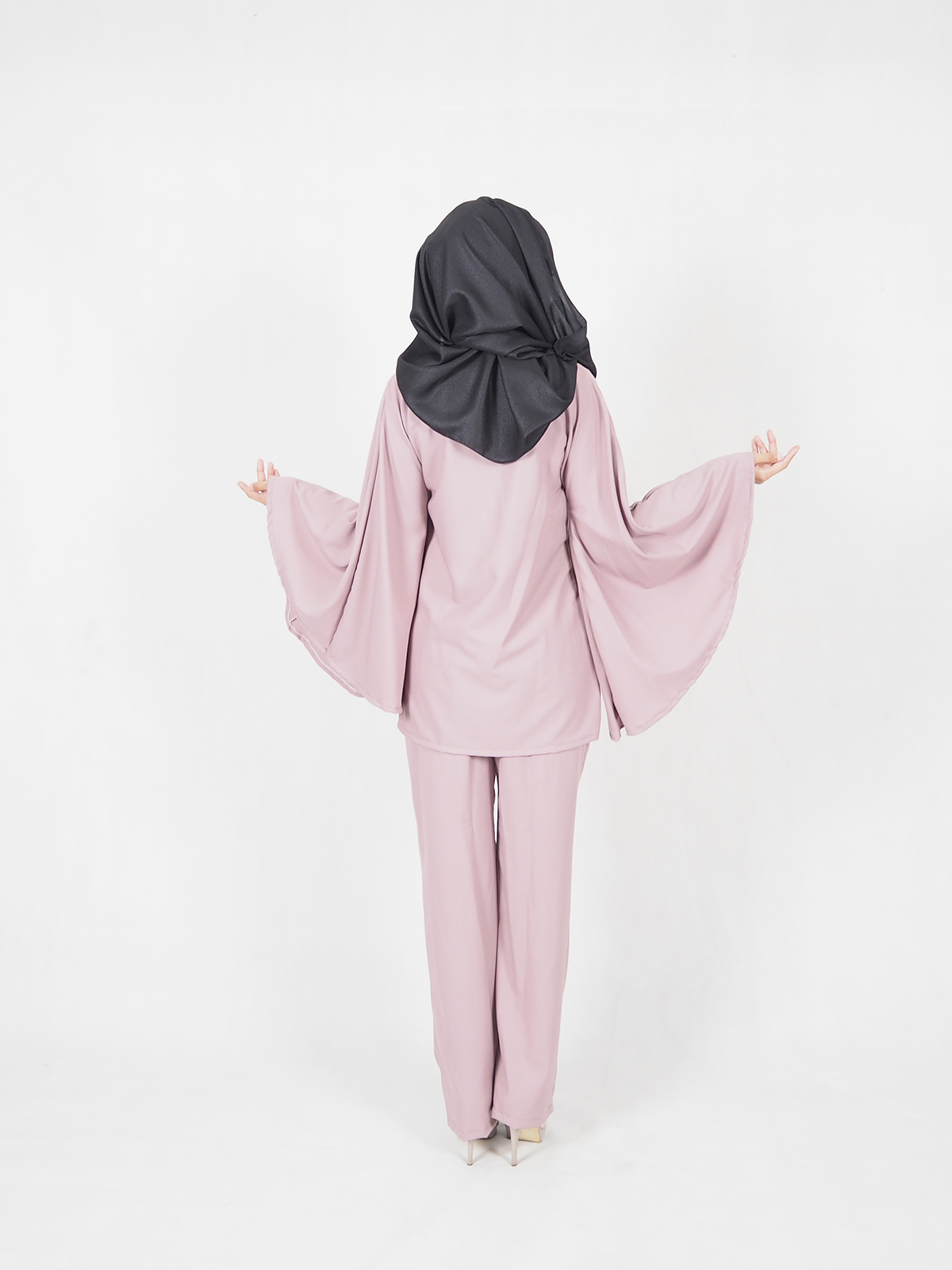 SW4536 Blouse & Pant Set Pink