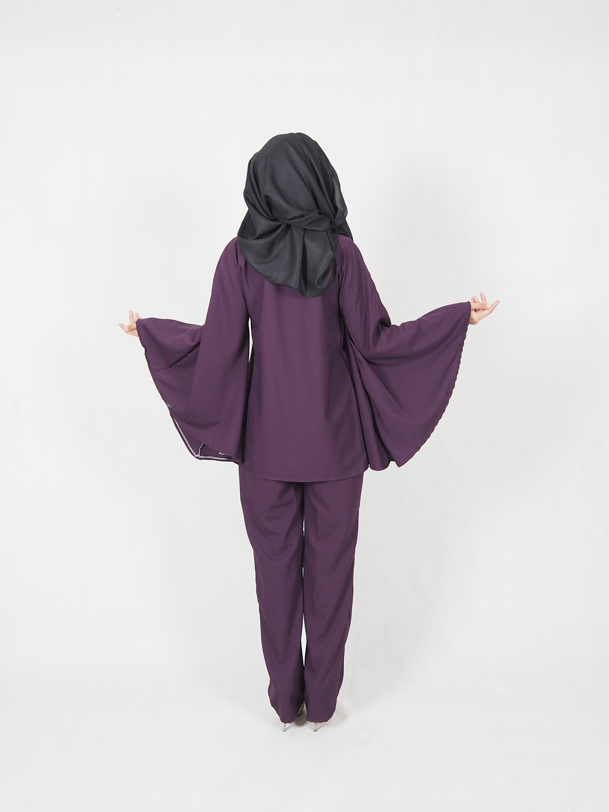 SW4536 Blouse & Pant Set Purple