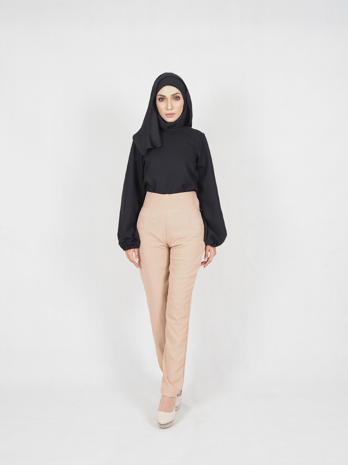 SW4538 High Waist Pant Dark Brown