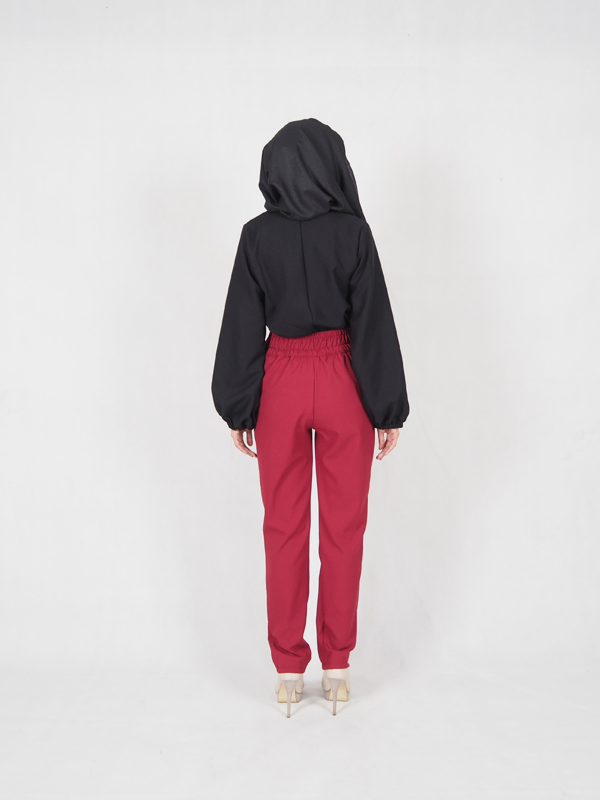 SW4538 High Waist Pant Maroon