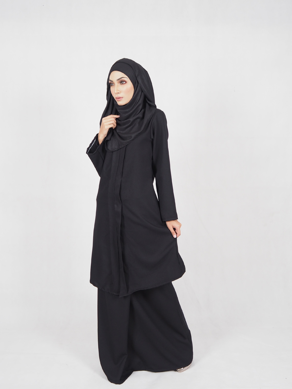 SW4545 Kebarung (Plus Size) Black