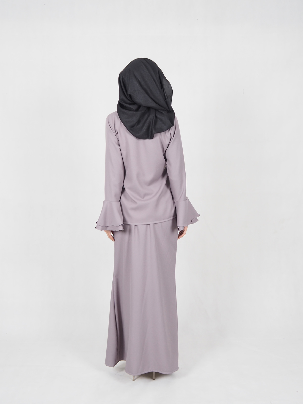 SW4547 Kebaya (Plus Size) Grey