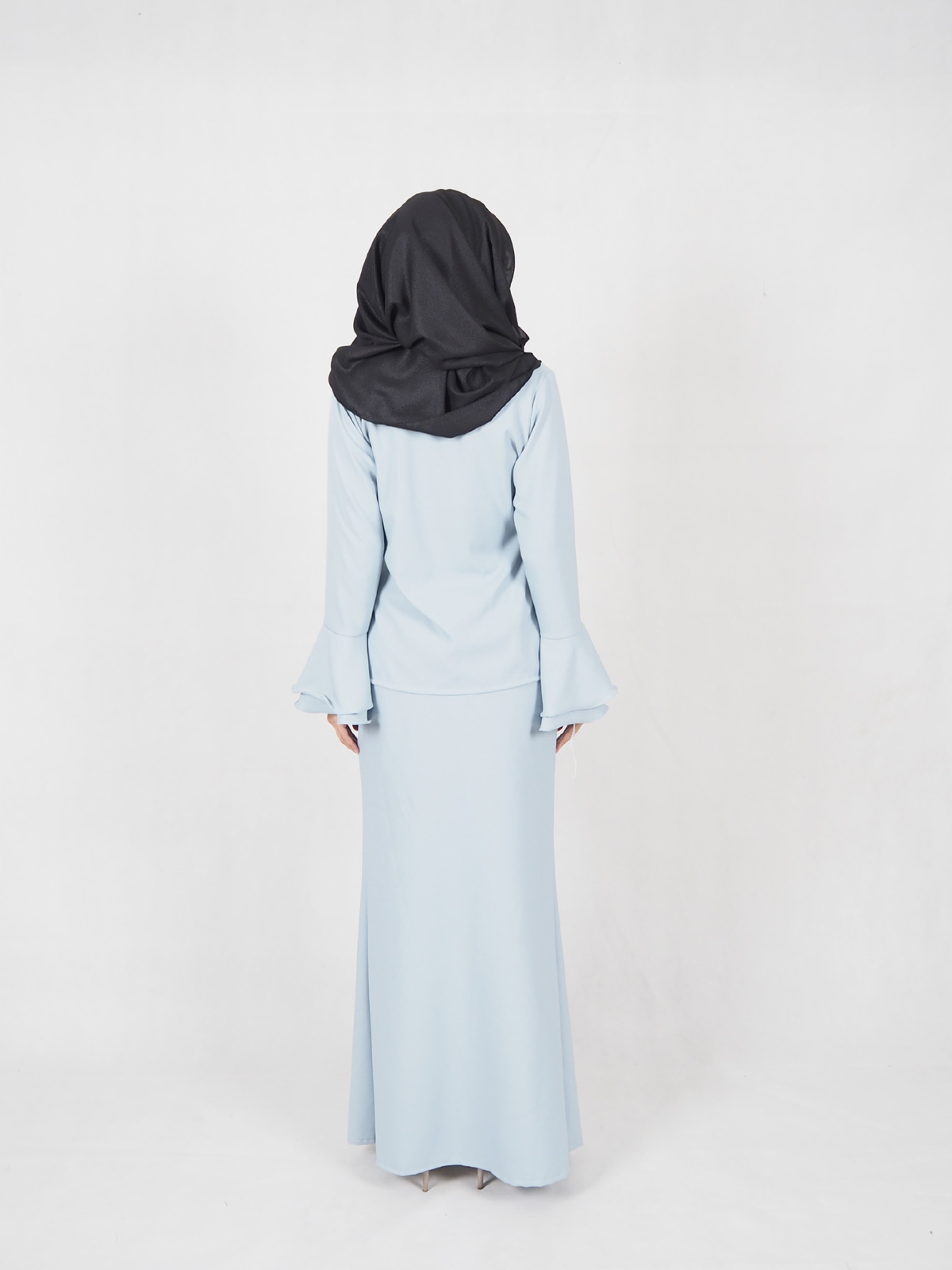 SW4547 Kebaya (Plus Size) Light Blue