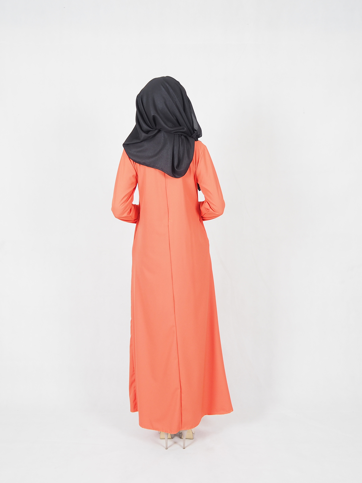SW4551 Baju Kurung (Plus Size) Orange