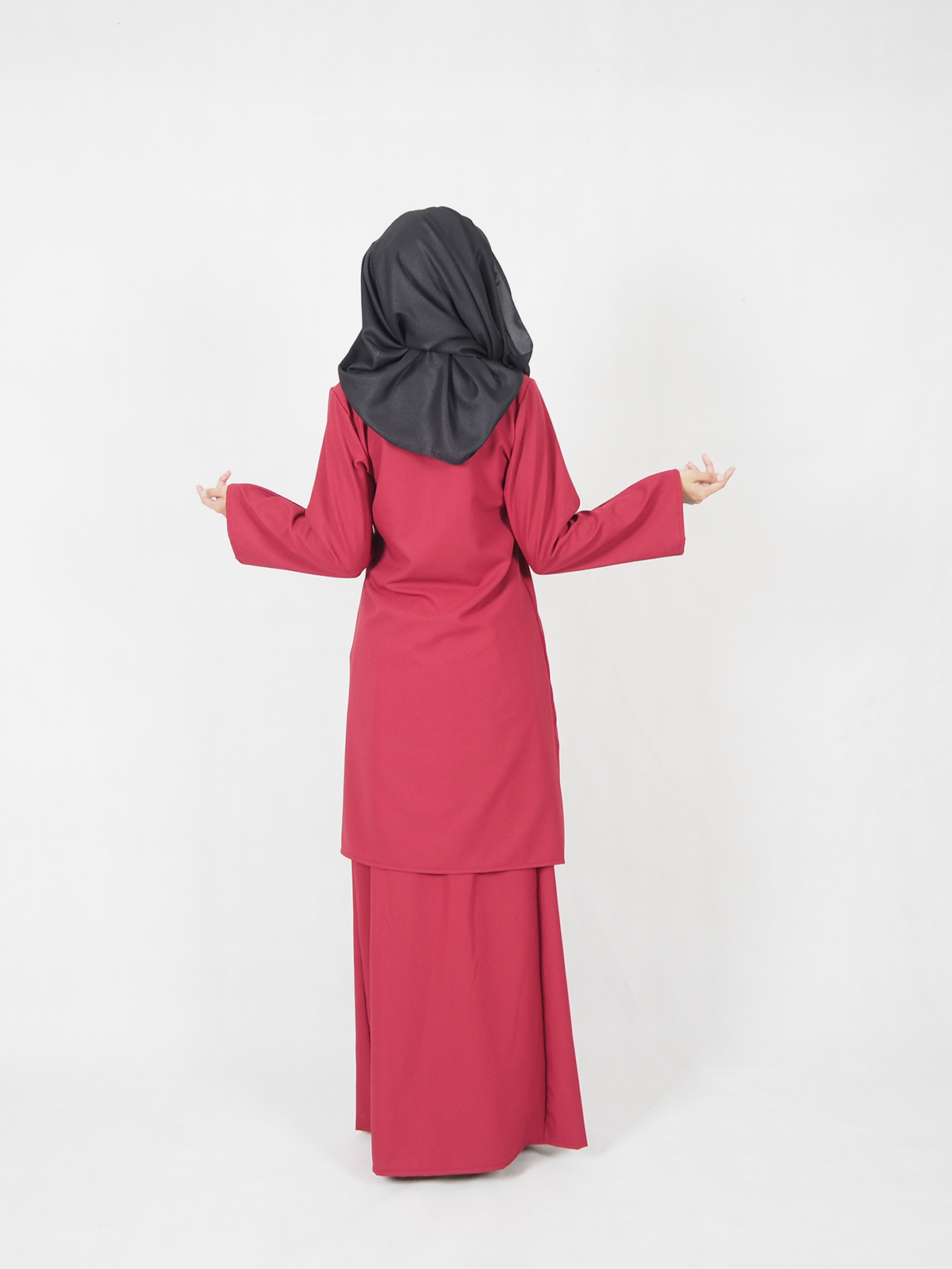 SW4557 Kebarung (Plus Size) Maroon