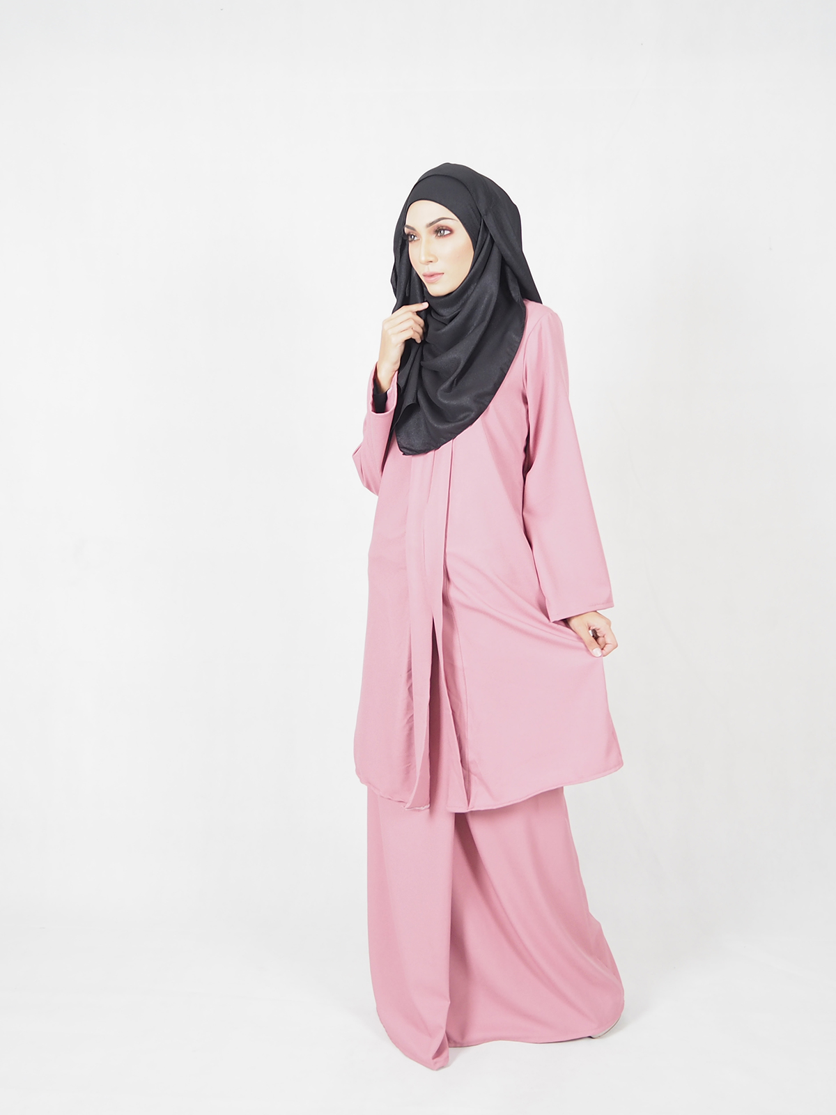 SW4557 Kebarung (Plus Size) Pink