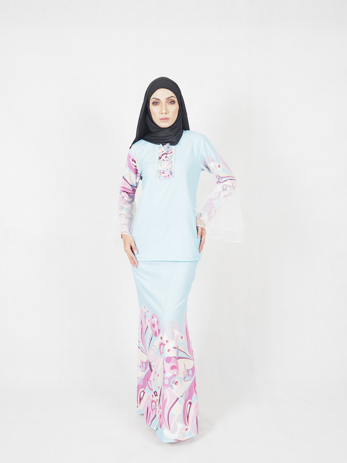 SW4558 Baju Kurung (Plus Size) As Pic