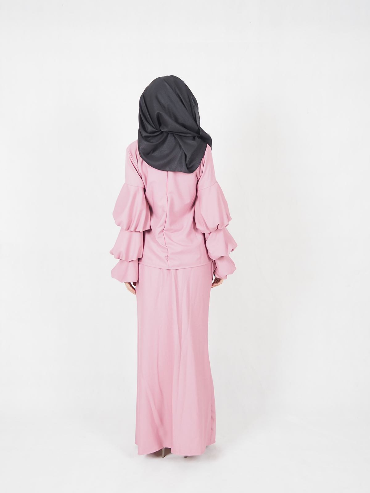 SW4562 Baju Kurung (Plus Size) Pink
