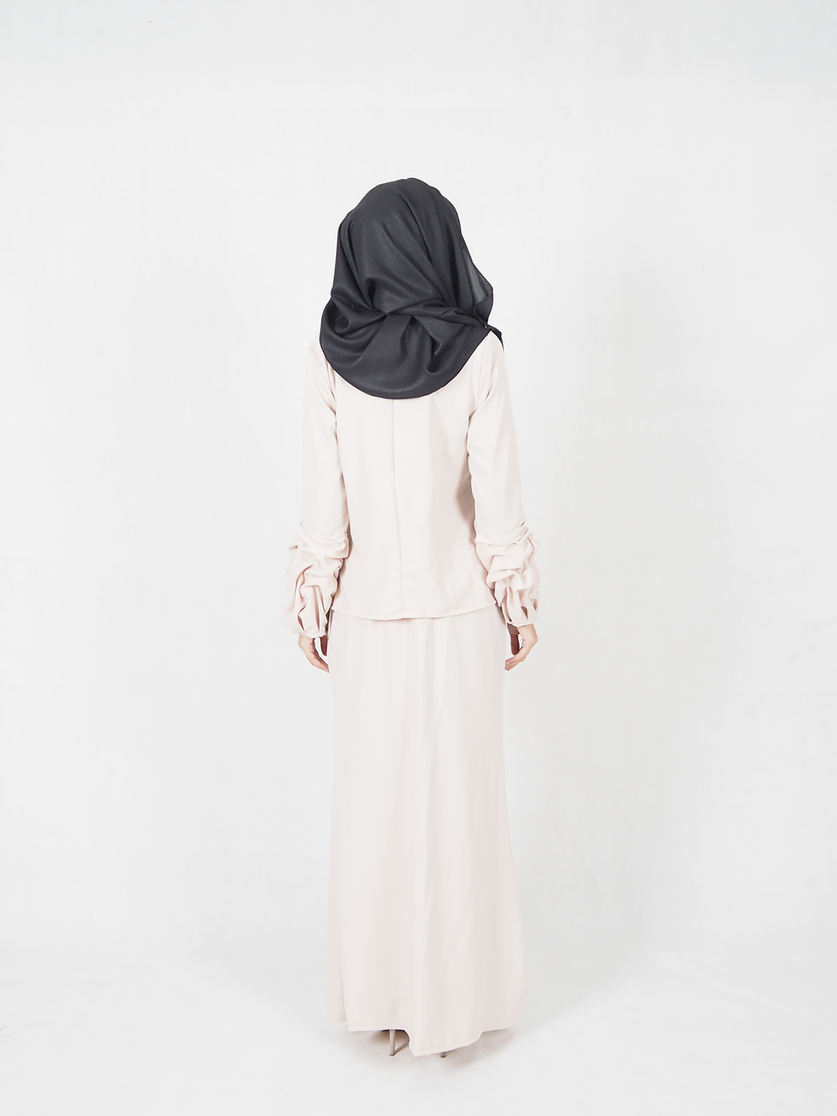 SW4563 Baju Kurung (Plus Size) Cream
