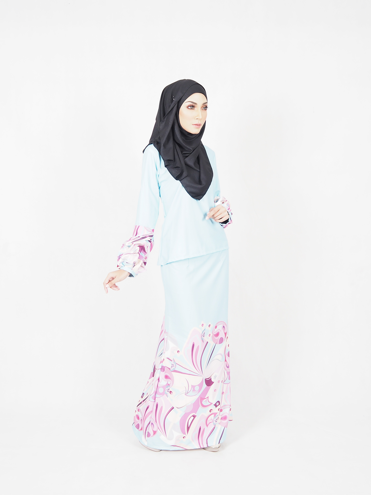 SW4579 Baju Kurung (Plus Size) As Pic