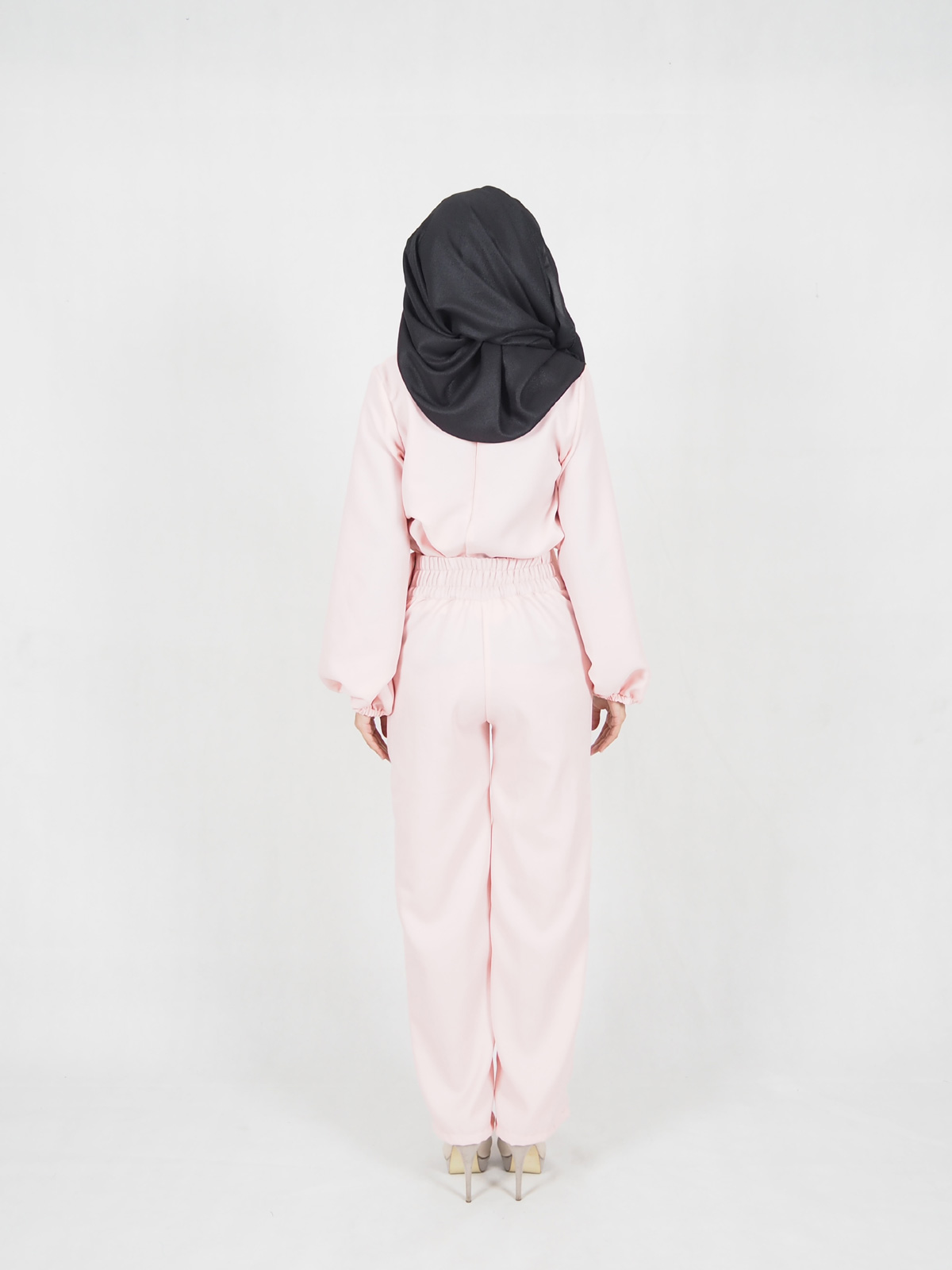 SW4583 Blouse & Pant (Plus Size) Pink