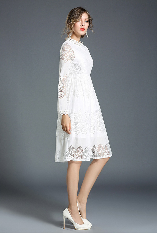 VW10733 Elegant Dress White